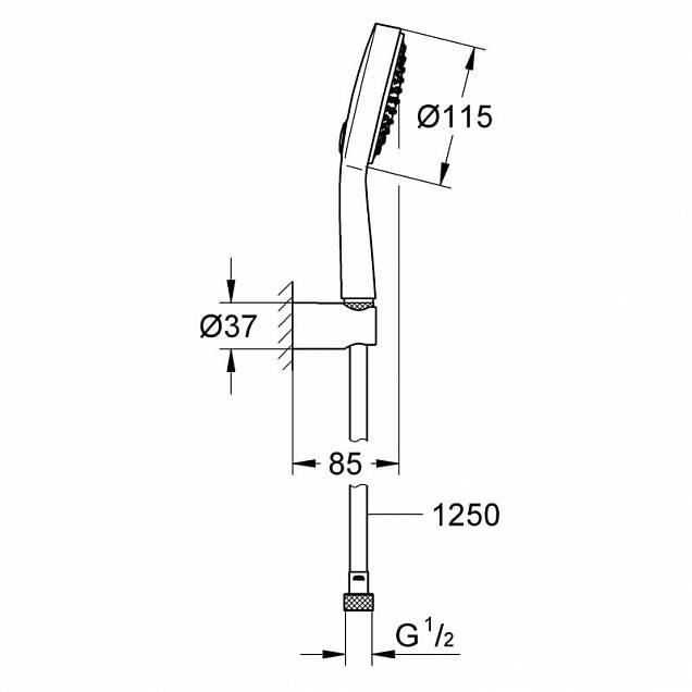 Фотография товара Grohe Power&Soul Cosmopolitan 27838000Gr