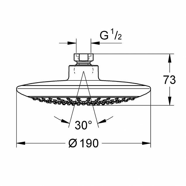 Фотография товара Grohe Rainshower Solo 27370000Gr