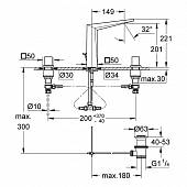 Смеситель для раковины (д.к) Grohe Allure Brilliant 20344000