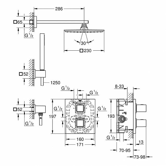 Фотография товара Grohe Grohtherm Cube 34506000Gr