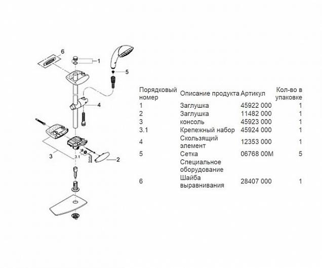 Фотография товара Grohe Movario 28571000Gr