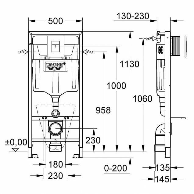 Фотография товара Grohe Rapid SL 38775001Gr