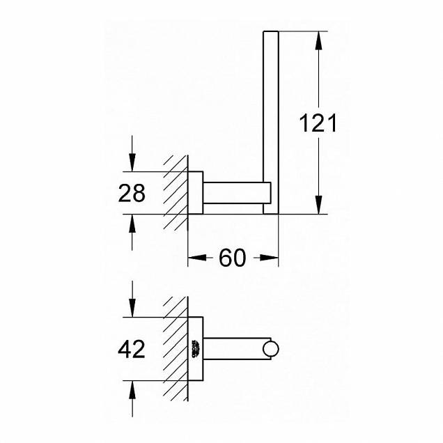 Фотография товара Grohe Essentials Cube 40623000Gr