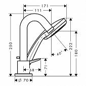 Смеситель для ванны Hansgrohe Logis 71313000