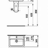 Пьедестал Laufen Pro 1995.2.000.000.1