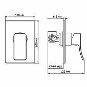 Смеситель для душа WasserKraft Aller 10651