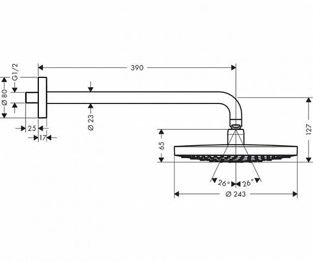 Фотография товара Hansgrohe Raindance Select 26466000