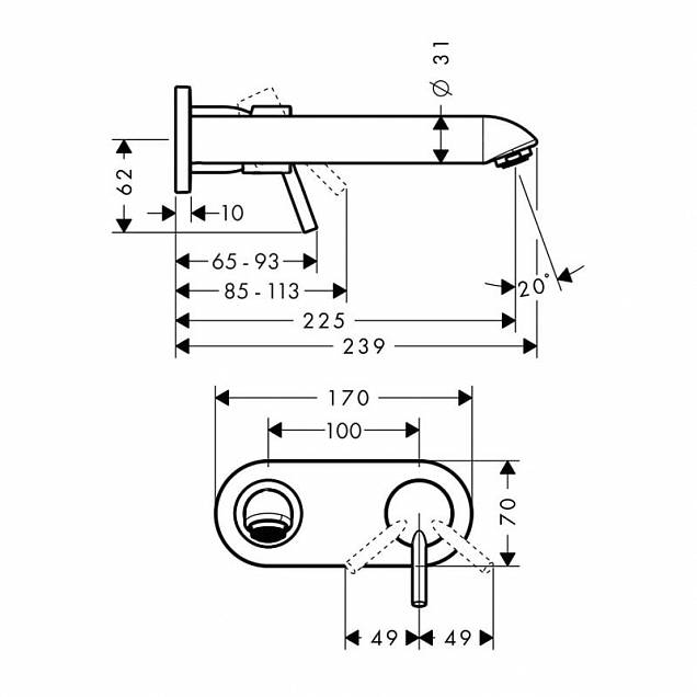 Фотография товара Hansgrohe Talis   31611000