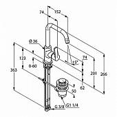 Смеситель для раковины (д.к.) Kludi Objecta 320230575