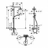 Душевая система Hansgrohe Croma Select S 27255400