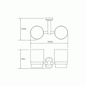 Стакан WasserKraft Oder K-3028D