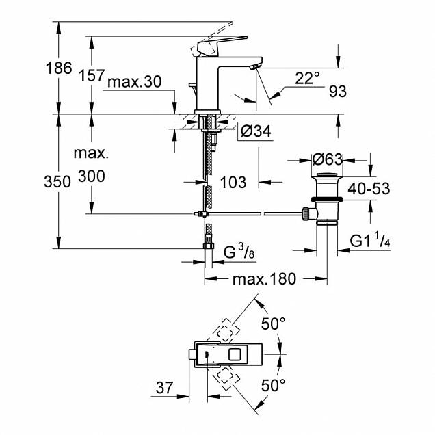 Фотография товара Grohe Eurocube   2312700EGr