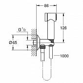 Гигиенический набор с угловым вентилем Grohe Sena Trigger Spray 35 26332000