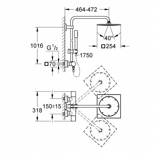 Фотография товара Grohe F-Series 27469000Gr