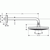 Верхний душ Raindance Select Hansgrohe 26470400