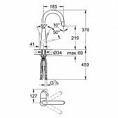 Смеситель для кухни Grohe Zedra 32296000