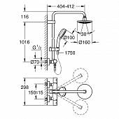 Душевая система Grohe Tempesta New Cosmopolitan 27922000