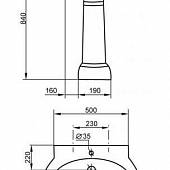 Пьедестал Cezares Primo CZR-435-T