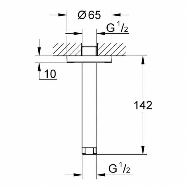 Фотография товара Grohe Rainshower 28724LS0Gr