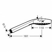 Душ ручной Hansgrohe Croma Select E 26812400