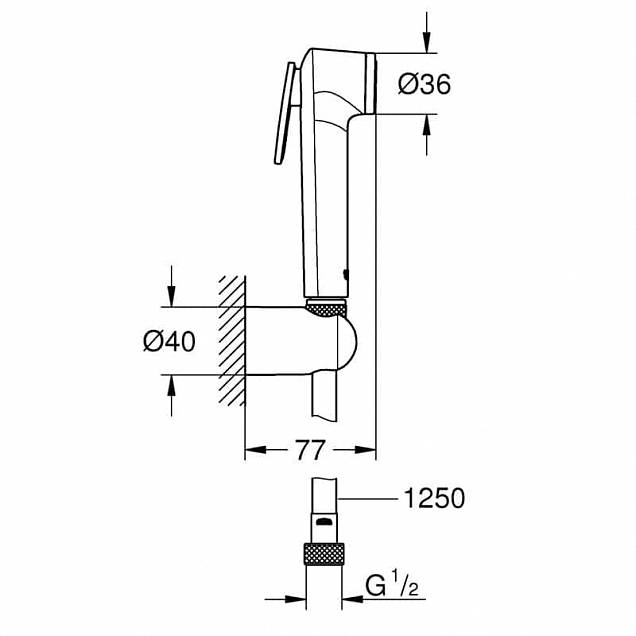 Фотография товара Grohe Trigger Spray 27513001Gr