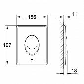 Накладная панель Grohe Skate 38505000