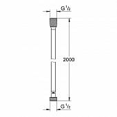 Душевой шланг Grohe Silverflex 27137000