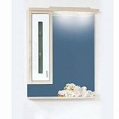 Зеркало-шкаф 62 см, левая версия, светлая лиственница, Бриклаер Бали 62 4627125411991