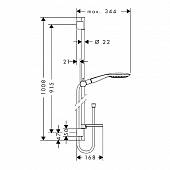 Душевой гарнитур Raindance Select Hansgrohe 27857400