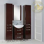 Комплект мебели 80 см, темно-коричневая, Акватон Ария Н 80 1A141301AA430-K
