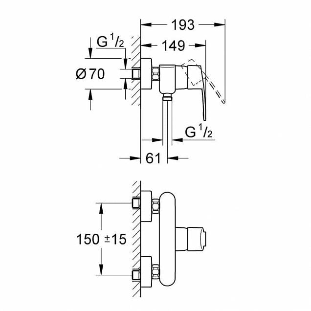 Фотография товара Grohe Eurostyle Cosmopolitan    33590002Gr