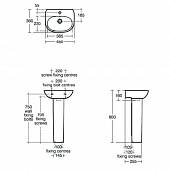 Пьедестал Ideal Standard Tesi T352101