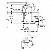 Смеситель для биде (д.к) Grohe Veris 32193000