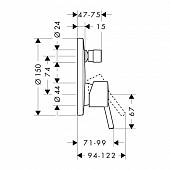 Смеситель для ванны Hansgrohe Talis S2 32475000