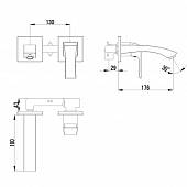 Смеситель для раковины Lemark Unit LM4526C