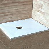 Душевой поддон 90х100 см, белый, RGW Stone Tray ST-109W 14152910-01