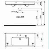 Раковина Laufen Pro 1395.8.000.104.1