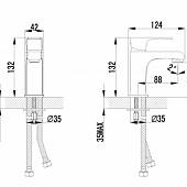 Смеситель для раковины Lemark Plus Factor LM1606C