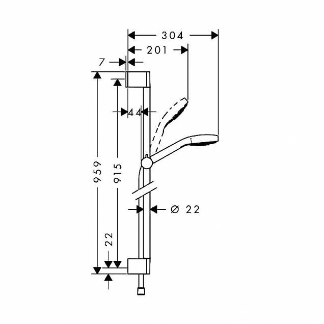 Фотография товара Hansgrohe Croma Select E 26590400