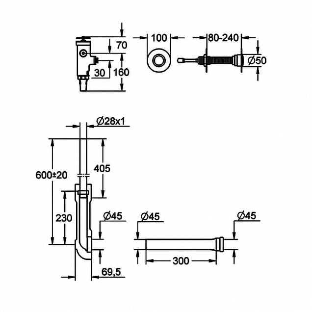 Фотография товара Grohe No design line Grohe 37609000Gr