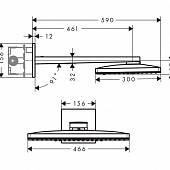 Душ верхний Hansgrohe Rainmaker Select 24005400