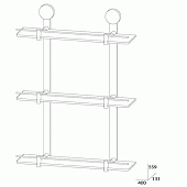 Полочка тройная 40 см ArtWelle Harmonie HAR 038