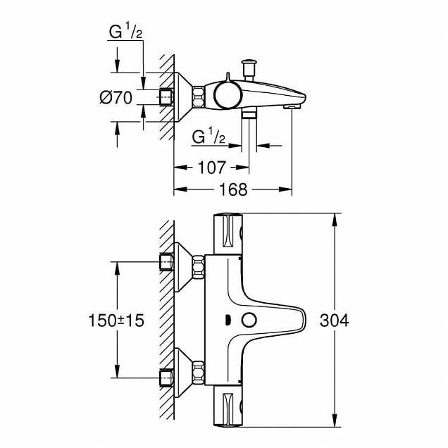 Фотография товара Grohe Grohtherm 800 34567000Gr