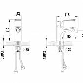 Смеситель для биде Lemark Plus Shape LM1708C