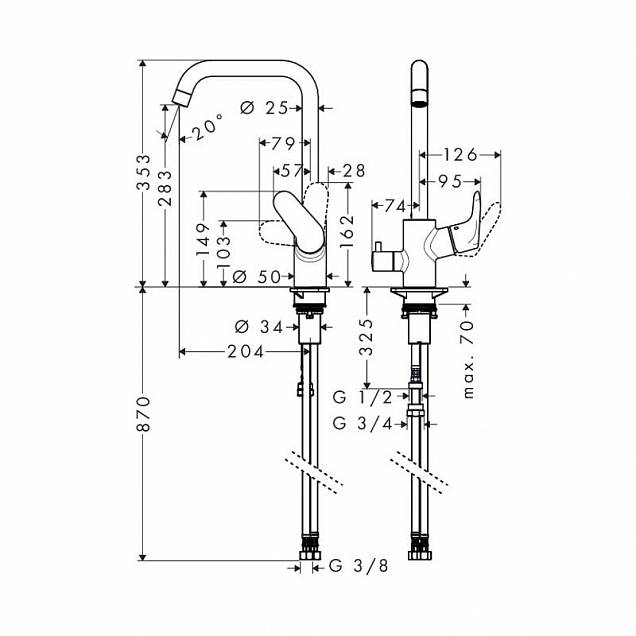 Фотография товара Hansgrohe Focus E2   31823000