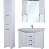 Зеркало-шкаф, белый, Bellezza Камелия 95