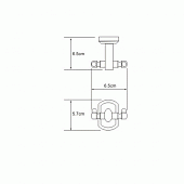 Крючок WasserKraft Oder K-3023D