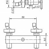 Смеситель для душа Migliore Syntesi ML.SNS-7946.CR