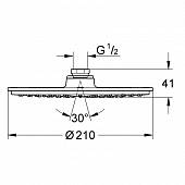 Верхний душ Grohe Rainshower Cosmopolitan 28368LS0