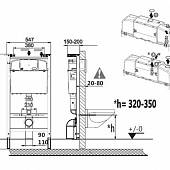 Комплект с унитазом Roca Dama Senso 893104090